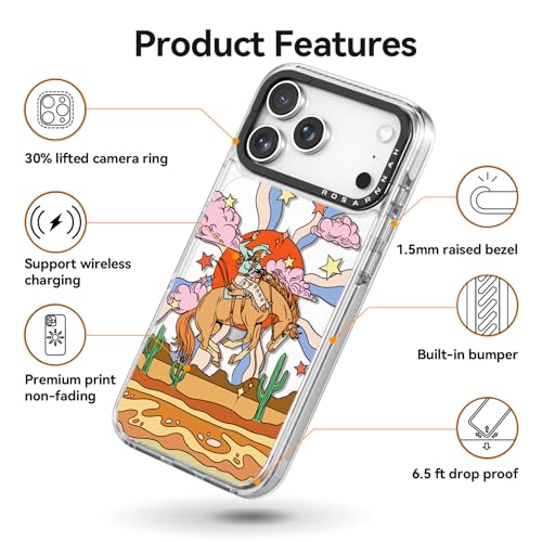 Coque iPhone Pro incassable 2m Rosarnnah évite les bris de vitre - 6