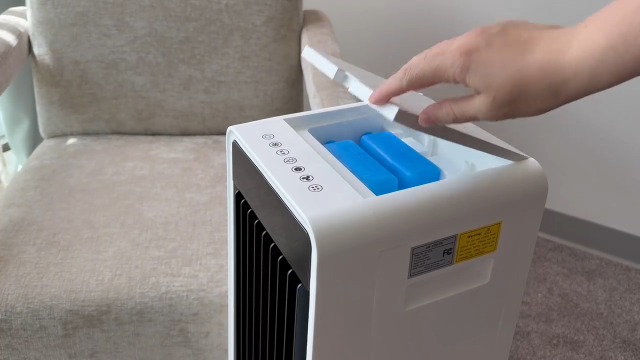 Image of Uthfy 1800CFM Portable Air Conditioner with 4.2 Gal Detachable Water Tank, Windowless Swamp Cooler with Ambient Light, 4 Modes, 12H Timer, 120Oscillation, Evaporative Air Cooler for Bedroom, Office