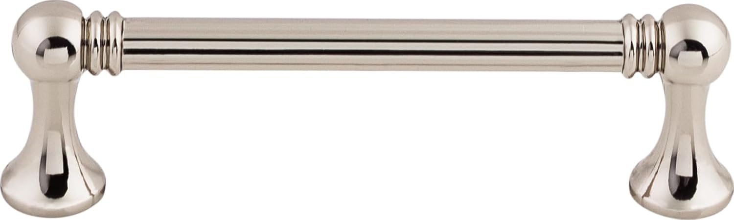 Top Knobs M1260 Edwardian Collection 3-3/4 Grace Pull, Polished Nickel