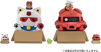 ニャンとも大きなニャンダムガンダム & シャア専用ザク フィギュアセット 51bWeU1FwJL._AC_UF350,