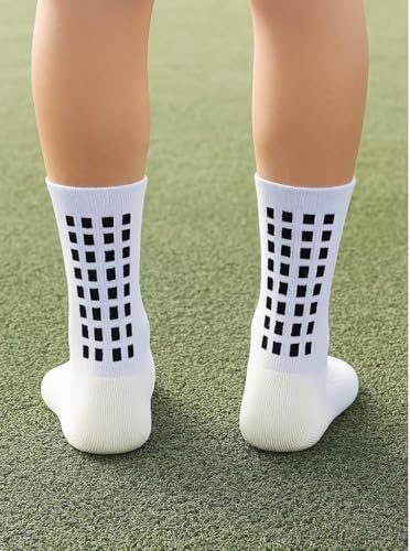 INSFIT Athletic Anti-Slip Grip Socks For Men Women, Mens and Womans Grip Socks For Footballers Non Slip Grip, Men and Women Athletic Socks For Soccer Gym Yoga Basketball Football Sports (1-Pair) - Image 8 thumbnail