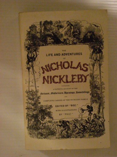 The Life and Adventures of Nicholas Nickleby (V... B004OGU3YO Book Cover