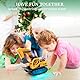 Kizeefun Bagger Spielzeug, Automatisches Gehen und Spaß am Schießen, Auto Kinder Bagger Spielzeug mit Lichtern und Musik für 3 4 5 6 7 8 Jahre alt