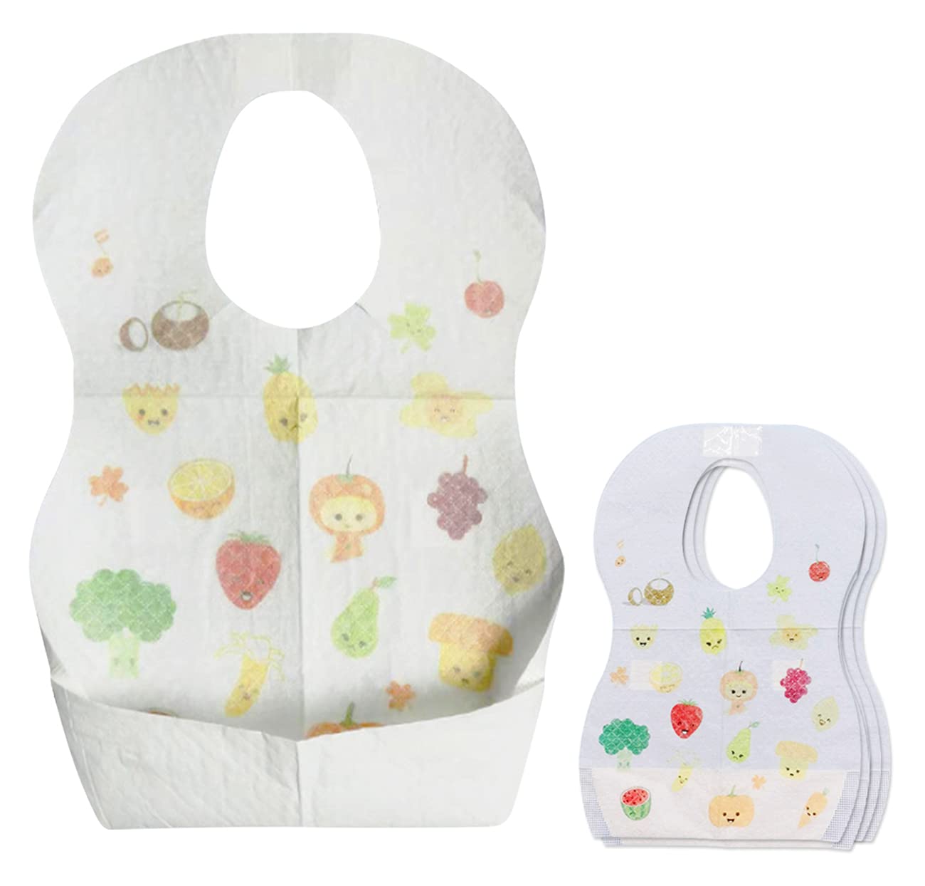 Star Babies Disposable Bibs Pack Of 15 - Fruits, 1