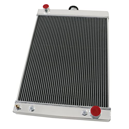 4 Row Aluminum Radiator Fit 30-50 Chevy 30's 40's 50's Transmission Cooler Hot Rod Classic