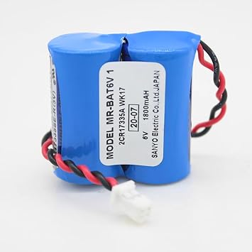 MR-BAT6V1 2CR17335A WK17 6V 1800mAh Lithium Batteries for CNC Systems