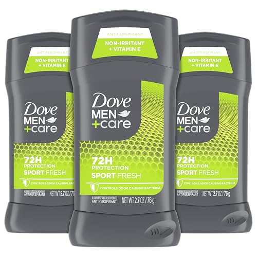 DOVE MEN + CARE Antiperspirant 3 Pack Sportcare Fresh Deodorant for Men 2.7 oz