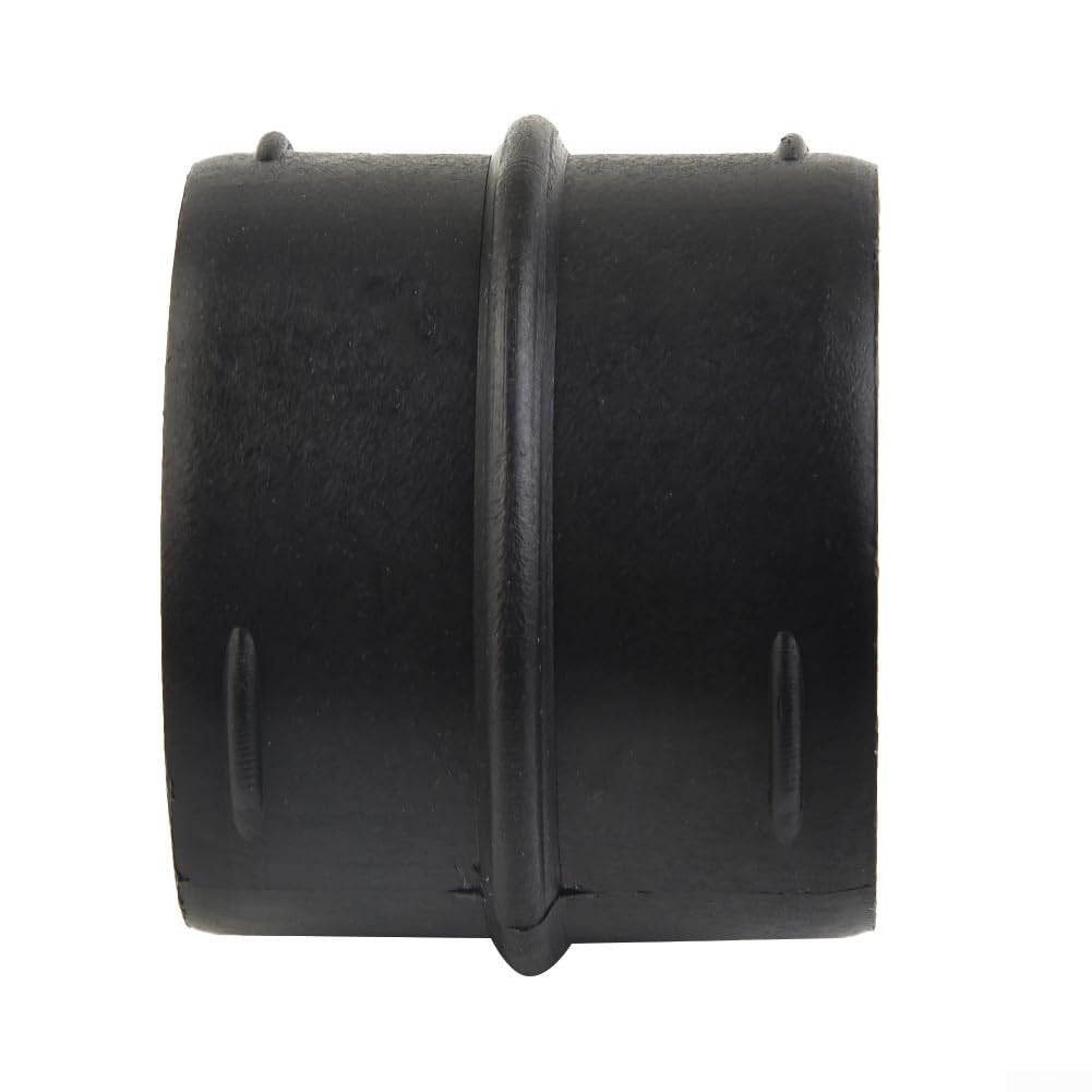 Yhenlovtt 221000010005 Connettore per condotto dell'aria da 60 mm, tubo di prolunga in plastica nera, compatibile con sistema di riscaldamento per auto Eberspacher-Webasto