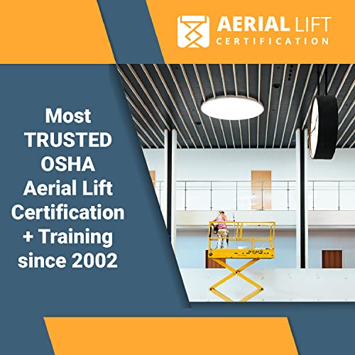 Image of Aerial Lift Certification Training Kit - OSHA Compliant Aerial Lift Operator COMPLETE Training With Certificates Of Completion, Operator Cards, Student Hand Outs, Hands On Evaluation Checklist & More