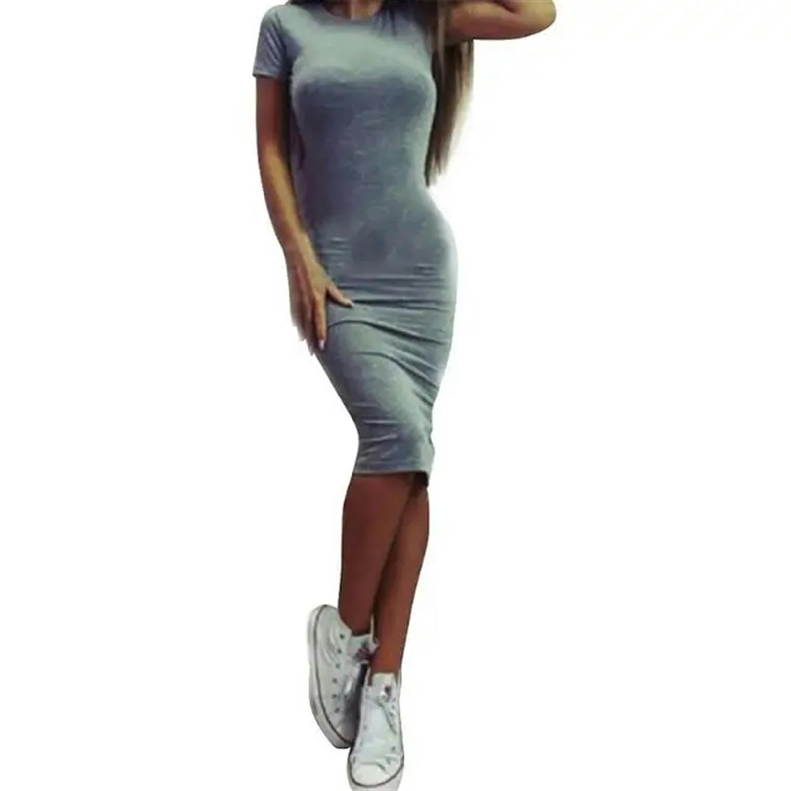 Vestito Donna Corto Abito da Donna Estate Slip Corto O Lungo Abito Tunicocon Tunica