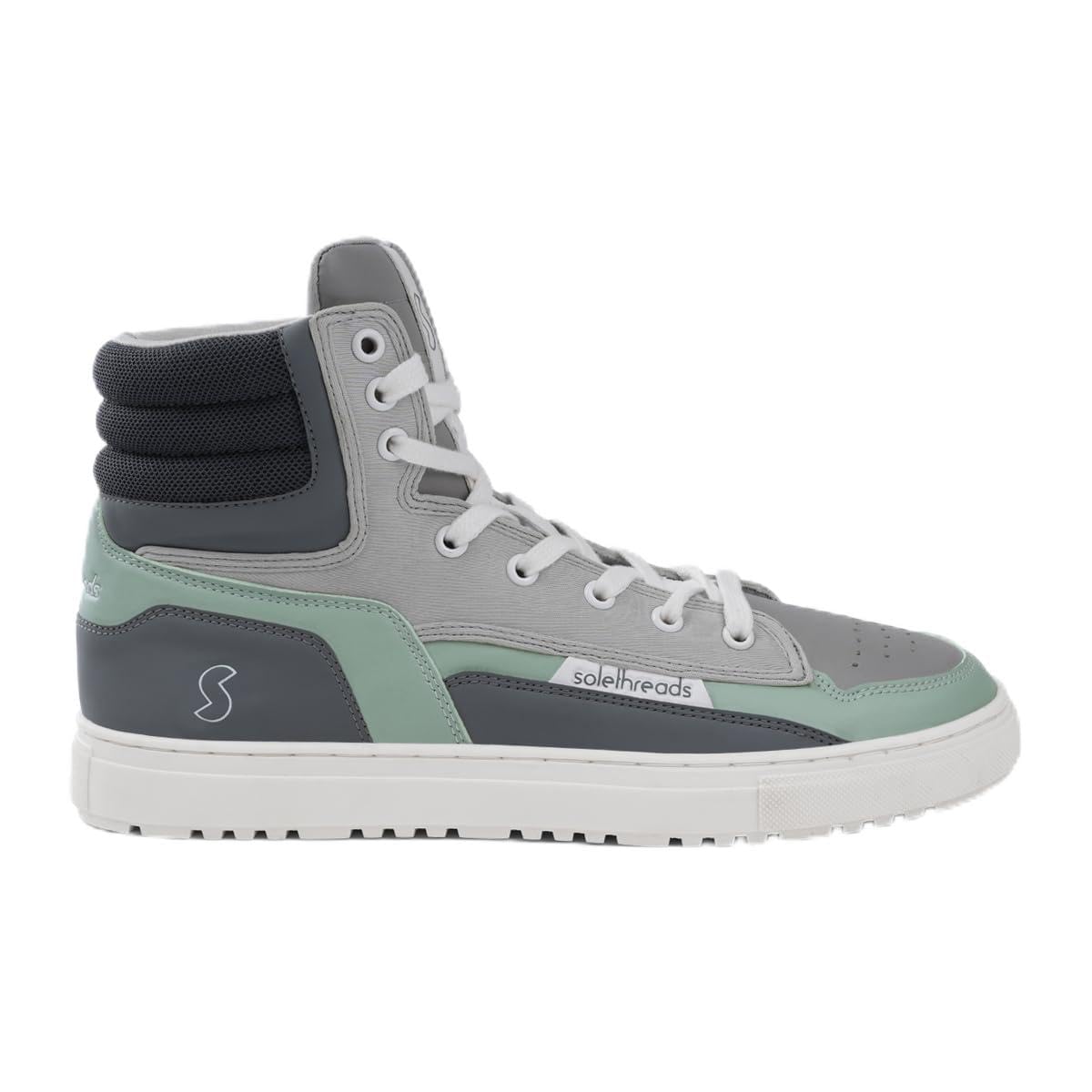 SPACEX Mens High-Top Sneakers|Chunky Streetwear Fashion Shoes|Solid Color Pattern with Rubber Outsole|Anti-Skid|Korean Style|Walking Running Shoes|Mens Shoes|Grey|UK 8 (B0D1V8PZR6) Amazon Price History, Amazon Price Tracker