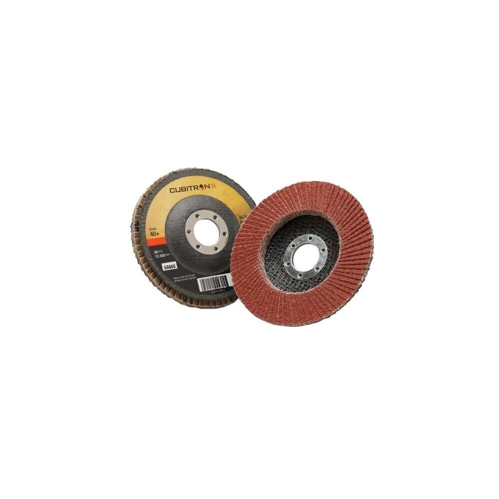 3M(TM) Cubitron II Fächerscheibe 967A, T29 Giant (verschiedene Größen und Körnungen), 4-1/2 in x 7/8 in, braun, 10