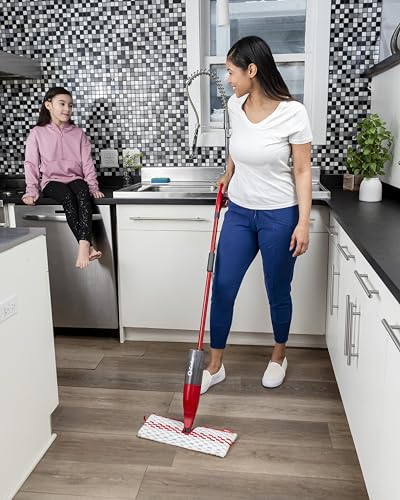 O-Cedar ProMist MAX Microfiber Spray Mop Removes 99% of Bacteria with just Water, Features 1 Extra Refill