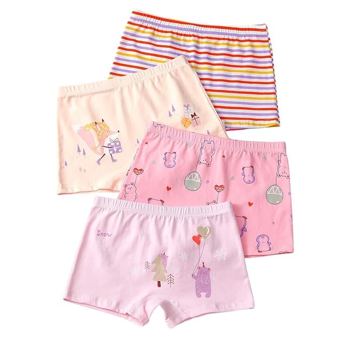 imagineville Kids Series Baby Underwear Little Girls' Cotton Short Panties (Multicolour) (in, Age, 2 Years, 3 Years, 1, Multicolor)-picture-55