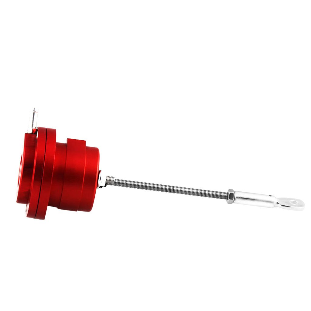 Turbo verstellbarer Wastegate-Stellantrieb Universal mit 6 x Feder & 4 x Stange rot