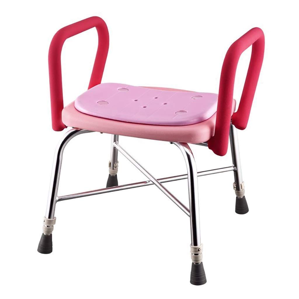 Siège de douche rembourré antidérapant avec sac de rangement ergonomique