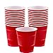 Gingham Party Supplies Pack for 40 Guests Deluxe: Extra Large Red Gingham Plates, Small Plates, Napkins & Cups