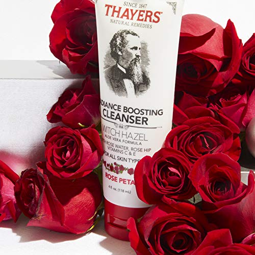 THAYERS Rose Petal Radiance Boosting Cleanser with Vitamin C and Vitamin E, 4 Ounces - Thumbnail 5
