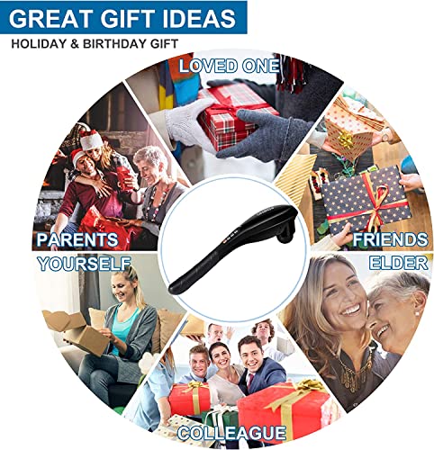 image for RENPHO Rechargeable Handheld Back Massager, Cordless Electric Neck Mas