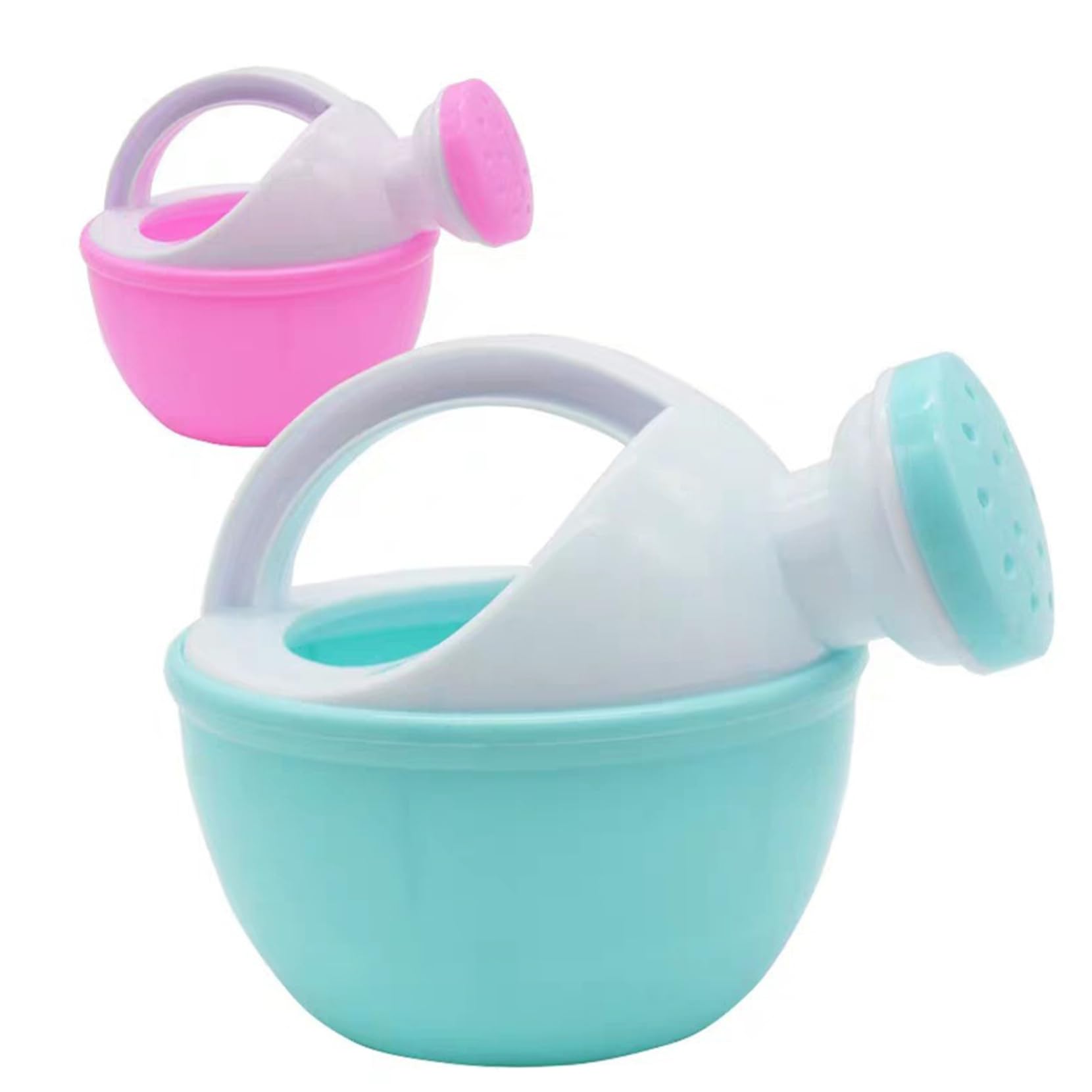 Regadera de Playa para niños pequeños, regaderas para niños, 2 Piezas de Juguete de plástico, Juguetes de baño Divertidos, jardinería educativa para (Color Aleatorio) para Uso Diario