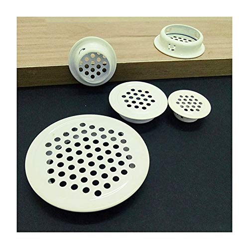 Grille d'aération en acier inoxydable blanc lait pour dressing