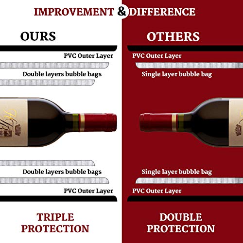 Upgraded 8-Piece Wine Travel Sleeve