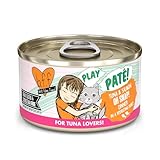 B.F.F. Play - Best Feline Friend Paté Lovers, Aw Yeah!, Tuna & Salmon Oh Snap! with Tuna & Salmon, 2.8oz Can (Pack of 12)