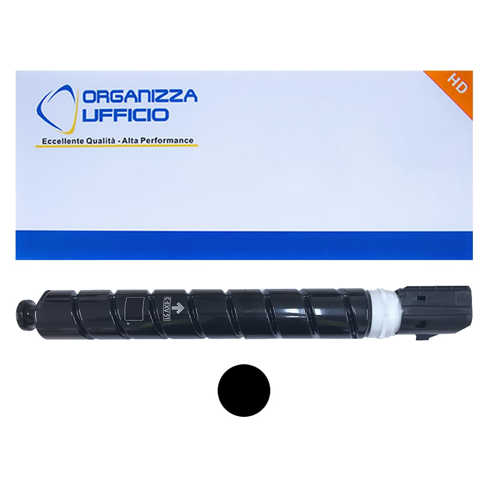 EXV-51 EXV51 Toner Nero Compatibile 69.000 Pagine per Canon IMAGERUNNER ADVANCE C5500II C5535 C5535I C5540I C5550I C5560I DX C5735I DX C5740I DX C5750I DX C5760I