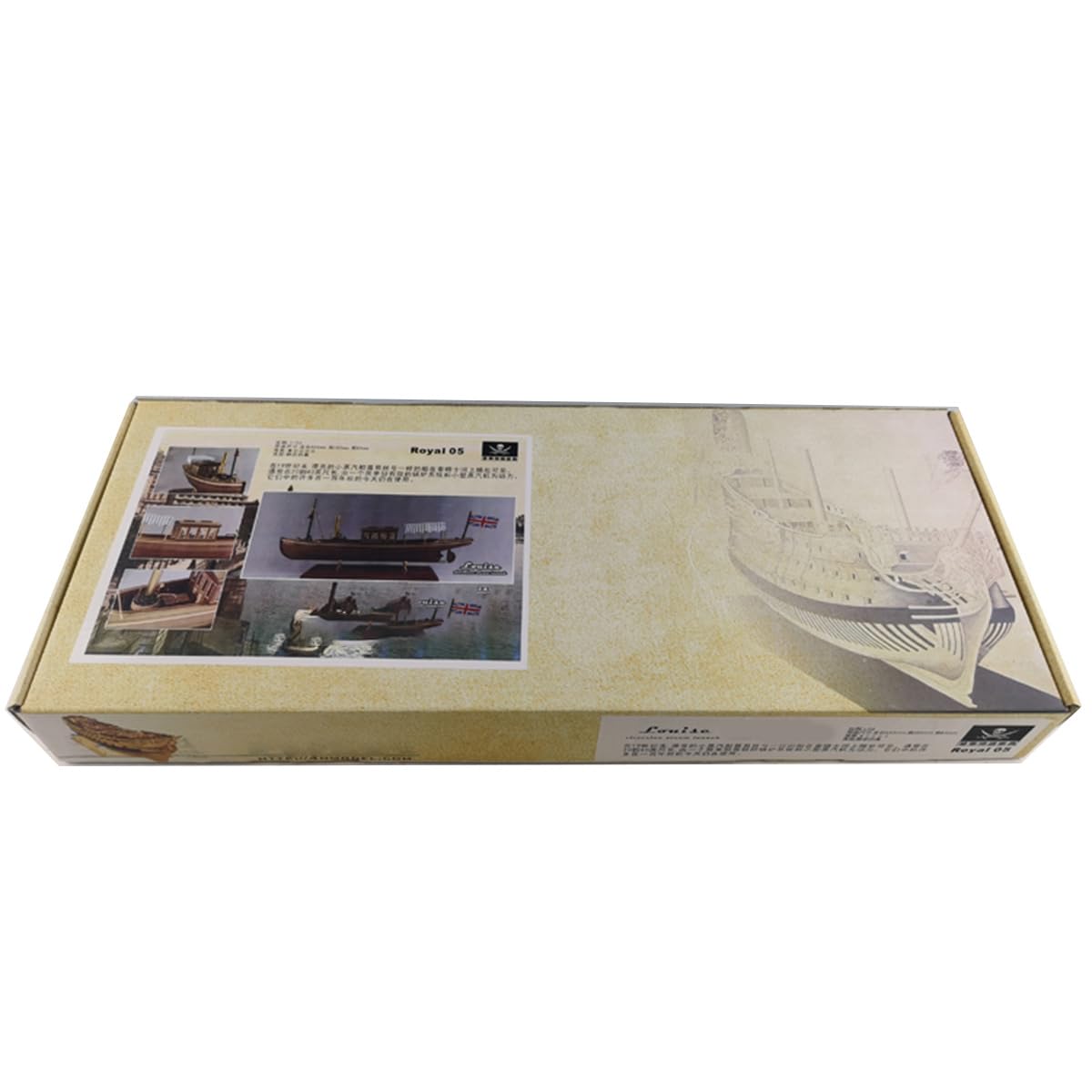 Schiff 3D Holzpuzzle Erwachsene, 1/26 Dampfschiff 3D Holz Modell Bausatz, 3D Holzpuzzle Segelschiff Steampunk Schiff 3D Puzzle Holz, Handwerk Spielzeug Geschenk -KIT