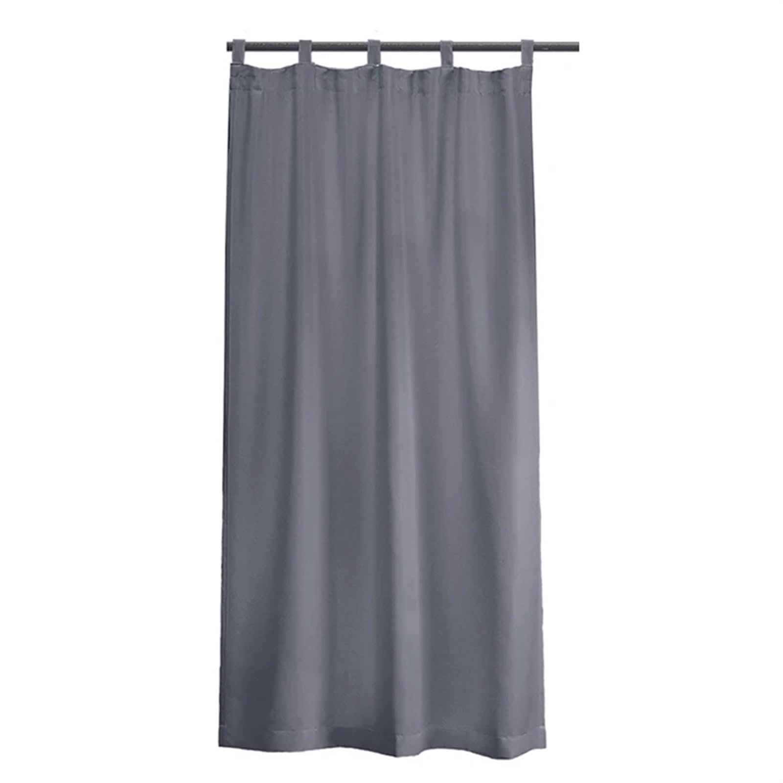 Zymjzbetic Pergola Curtain Patio Outdoor Waterproof Curtains Thick Blackout(Dark Grey,ONE PANEL_132X213CM)