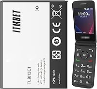 ITMBET TLi013C1 1850mAh Replacement Battery for Alcatel One Touch Go Flip 4051S 4044W 4044O - Upgraded Capacity, Long Lasting