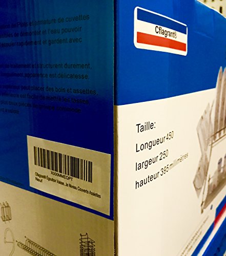 Cflagrant®, scolapiatti cromato effetto inox