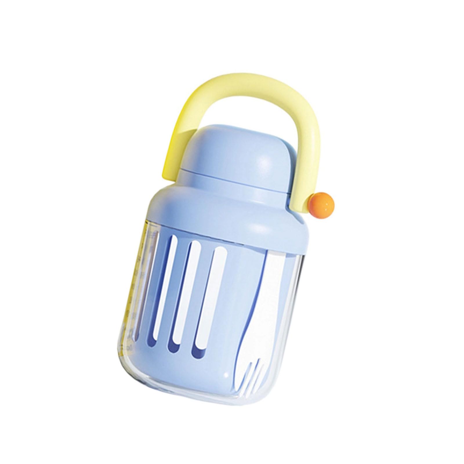 Xjdzineq Kitchen Food Lunch Box Bottle Cup Drainage Dip Container Salad Portable Kids Breakfast Bowl Separate Compartments for Snacks