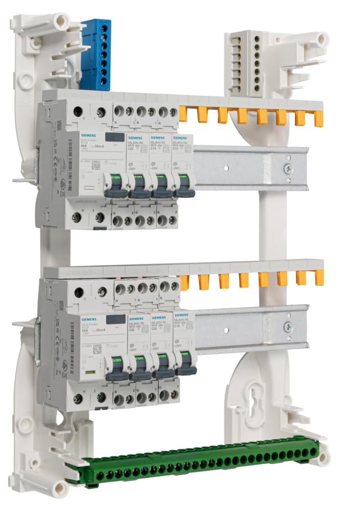 SIEMENS - Tableau 2 Rangées Pré-Équipé 2 Inter. Diff. 40A