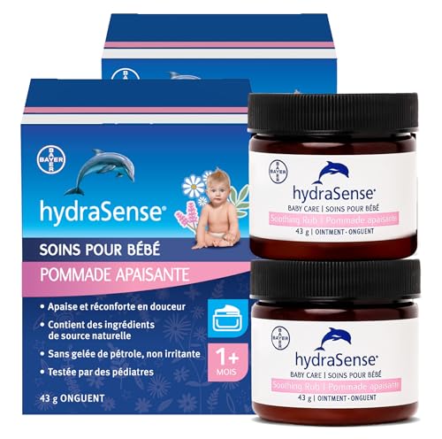 hydraSense Baby Care Soothing Rub Gently Soothes & Comforts, Petrolatum-free, Non-irritating, Made with Naturally Sourced Ingredients Eucalyptus, Lavender & Chamomile, Pediatrician Tested (2x4...