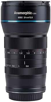 Amazon.co.jp: SIRUI 24mm アナモルフィックレンズ F2.8 1.33X