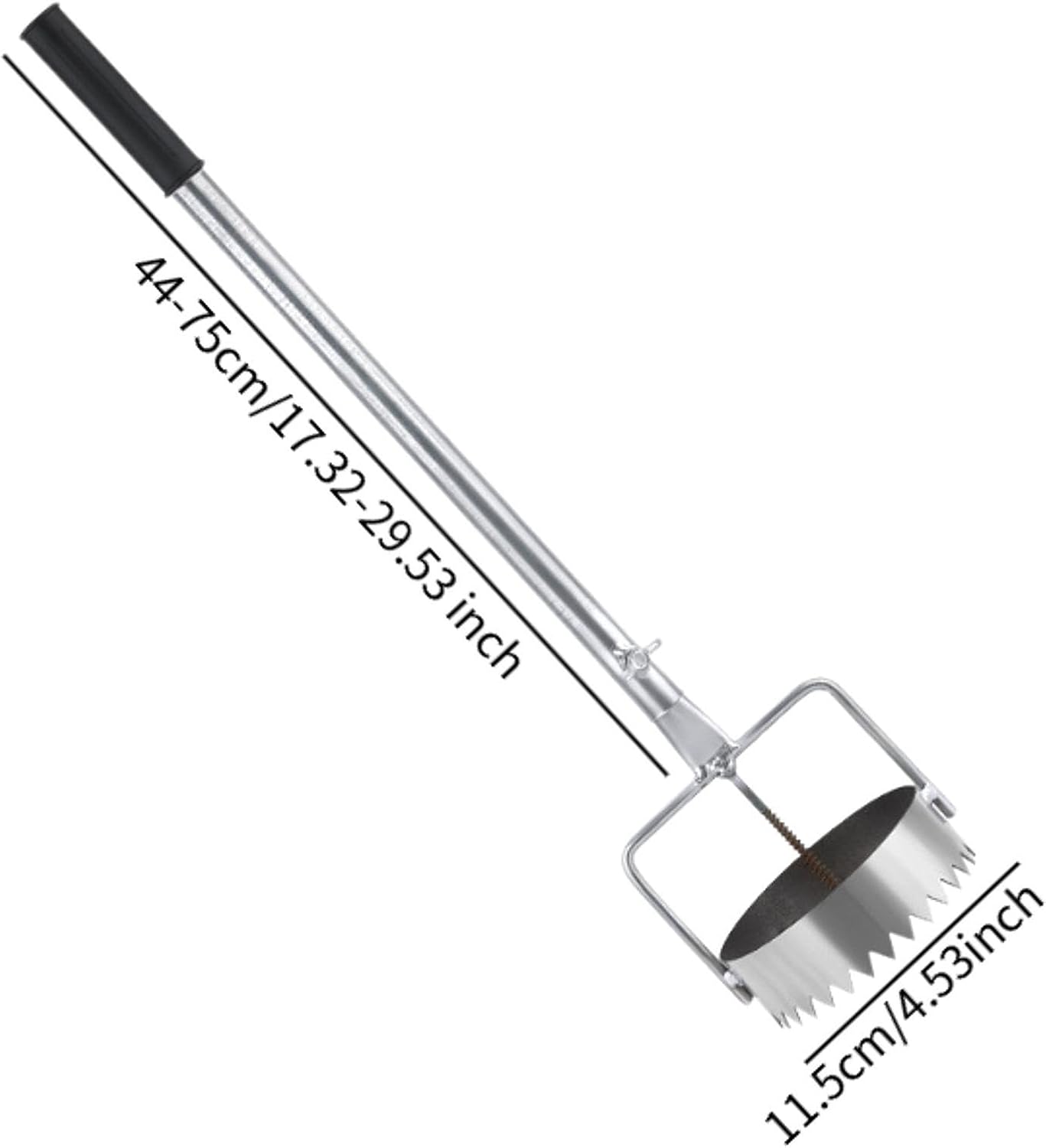 Bulb Planter, Retractable Handle, Adjustable Digging Tool for Garden and Lawn, Efficient Sod Remover and Plugger