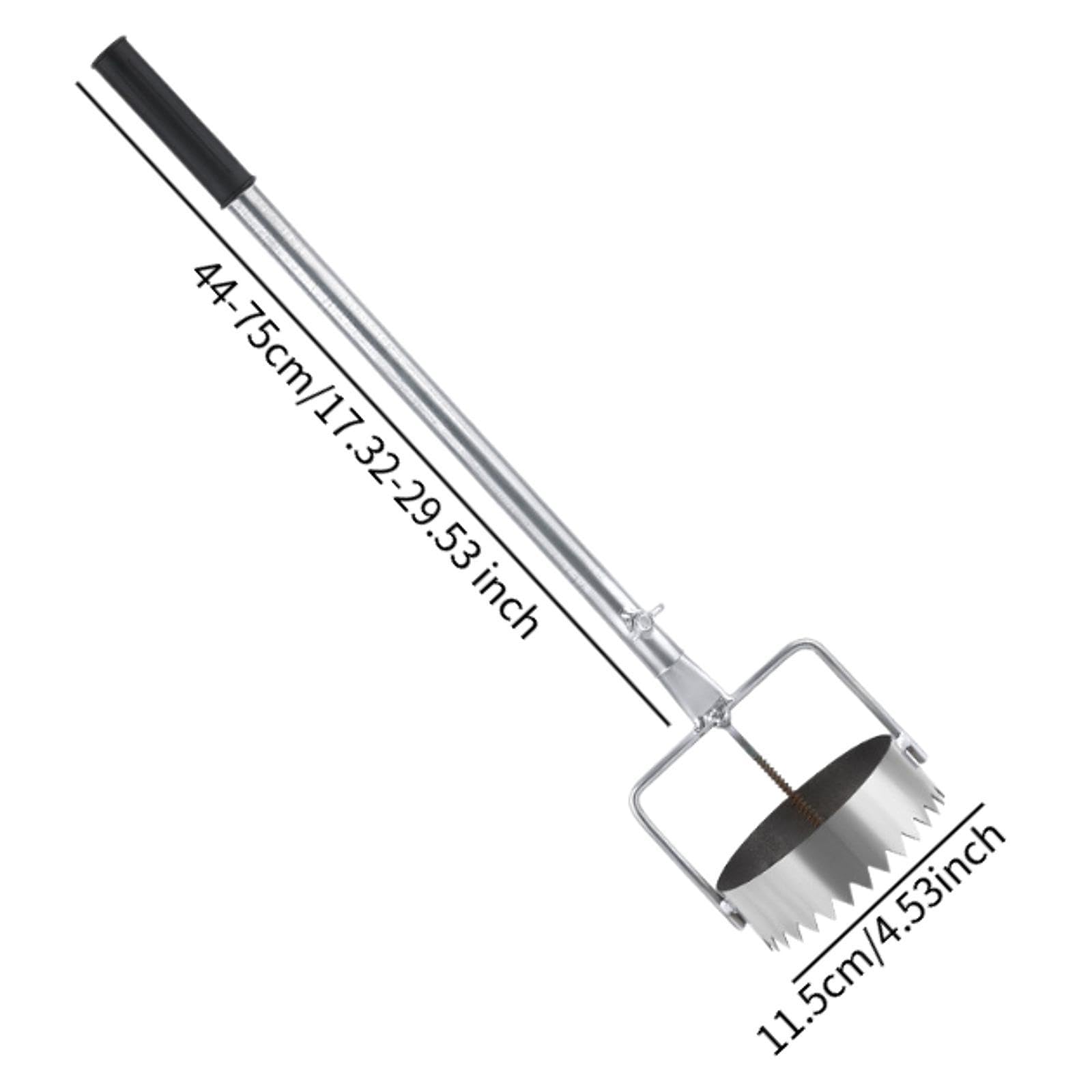 Piantabulbi, Rimuovi Zolle, Multiuso, Manico Retrattile, Regolabile, Scavapatate per Serre, Giardini E, Diametro di 11 Cm