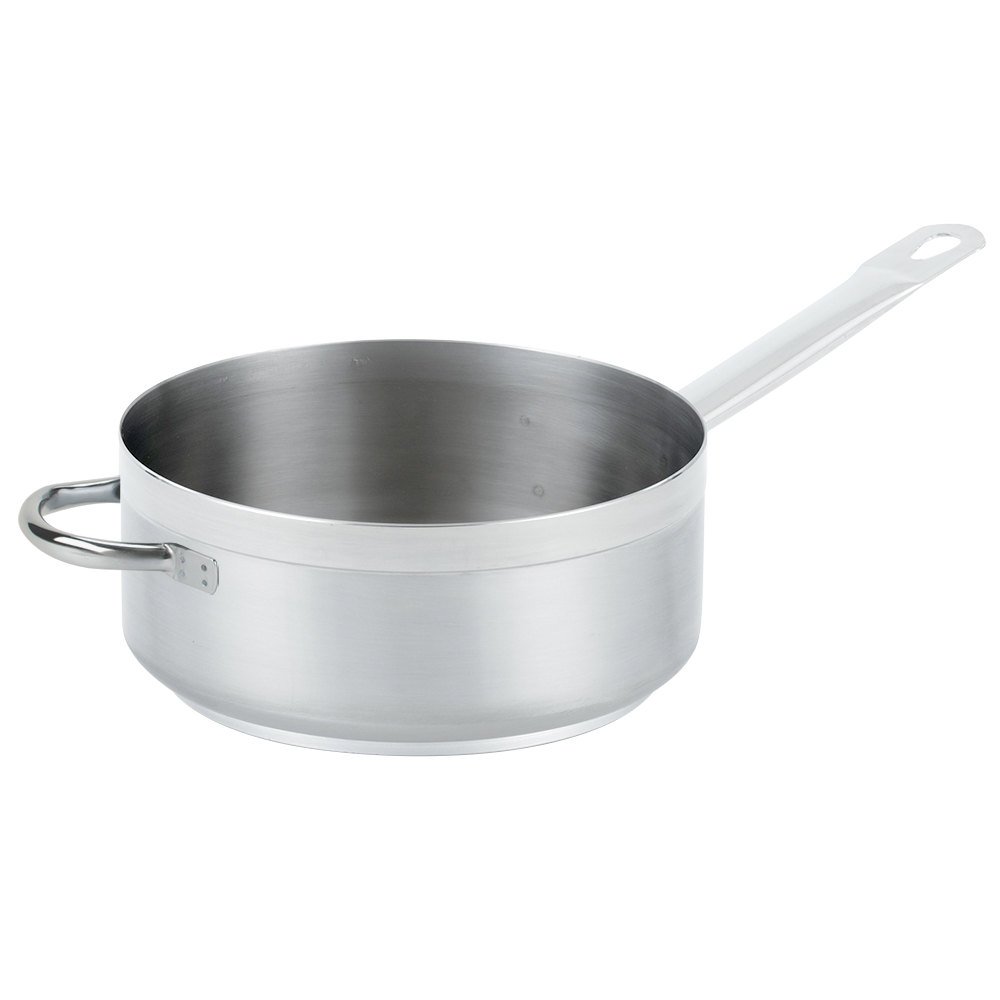 7 qt. Centurion® Induction Sauté Pan by Vollrath – 7 quarts, Stainless Steel, Silver, Model 3607