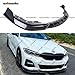 WheelX Front Lip Compatible with 2019-2022 BMW G20 G28 330i 330e M340i xDrive M-Sport, Bumper Air Dam Lower Chin Splitter Protection Body Kit Fits for 2019 2020 2021 2022 (Carbon Fiber Pattern)