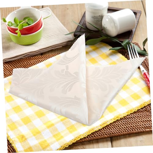 Serviettes de table luxe par 10 Cabilock lavables pour mariage