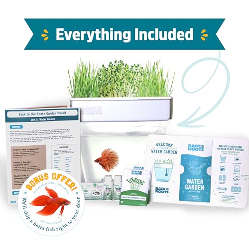 Back to the Roots Indoor Aquaponic Garden - 3 Gallon Self Watering, Mess-Free Planter and Self-Cleaning Fishtank for Herbs, Microgreens, Bamboo, Succulents, and Houseplants, support Fish by Back to the Roots - Image 6