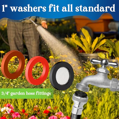 Zdbb 001075 37 Size 3-In-1 Spigot Repair Washers & Hose Gasket & Faucet O-Rings Kit 1075 Pcs Universal Plumbing Rubber Washers Assortment Kit thumb #4