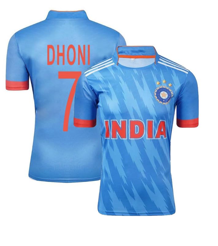 Image of Sports Chennai Thala Dhoni 7 CSK Jersey 2024