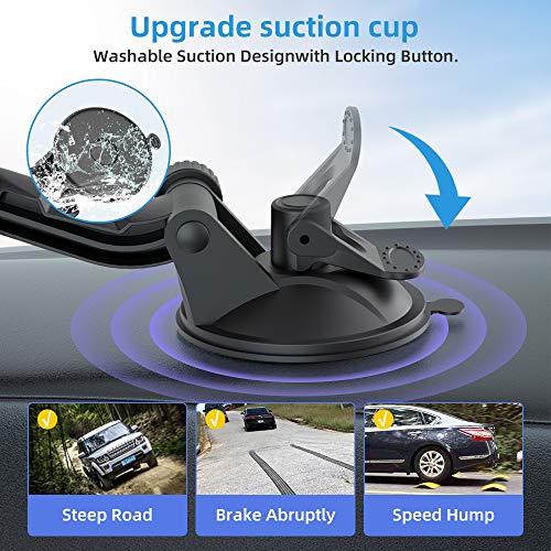 OHLPRO Tablet Holder for Car Dashboard, Universal iPad Mount for Truck Windshield Suction Cup Car Holder with Large Clamp for All 6"-10.5" Apple iPad Samsung Galaxy Tab Tablet, Black - Image 6