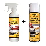 Set besteht aus: 1x Wilpeg Teppichreiniger und Polsterreiniger und 1x Teppich und Polster Imprägnierspray