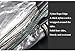 MWyanlan Lonas Transparentes, Lonas de PVC, Gruesas (0.3MM) Tela Impermeable al Aire...