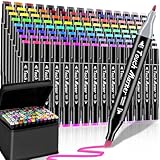 DUULEMANG 120 Colors Alcohol Markers Set, Dual...