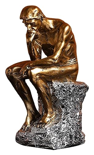 Statue de Penseur RLKHXBS sculpture en résine haut de gamme pour décoration de standing
