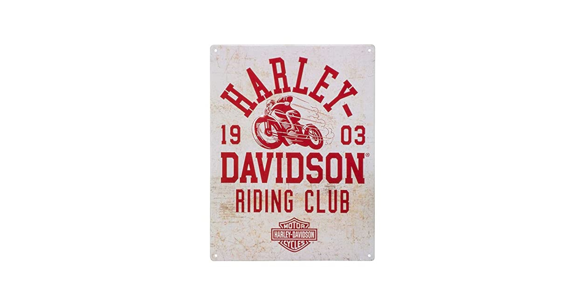 Amazon.com: Harley-Davidson Embossed Tin Sign, Riding Club